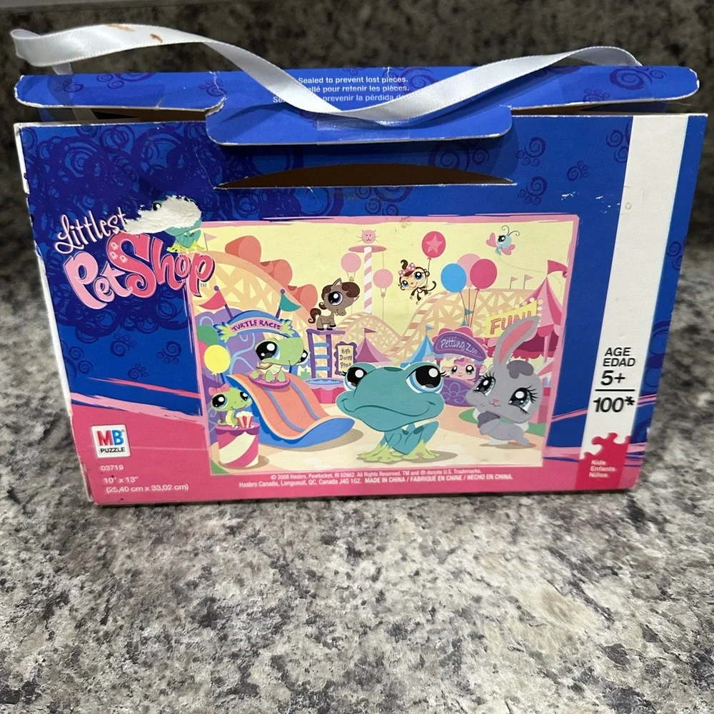 Littlest Pet Shop Puzzle 100 Pieces LPS Collectible Toy Pets At Carnival Fair